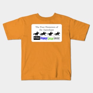 Four Horsemen of the Apocalypse - Sticker - Front Kids T-Shirt